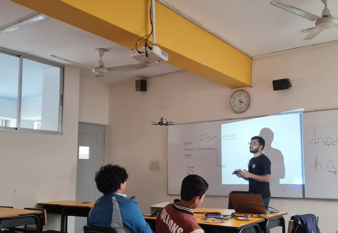 Robotics workshop at Scholastica School